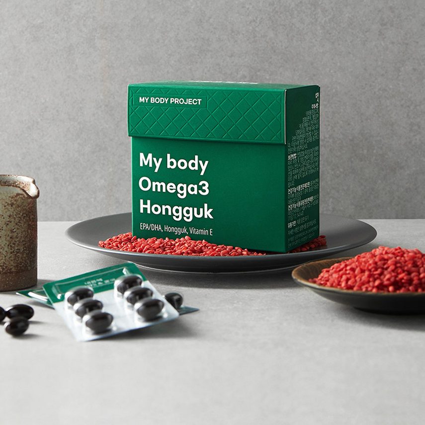 내몸에 홍국메가 영양제 콜레스테롤 HDL LDL 낮추는 홍국+오메가3 60캡슐, 1개