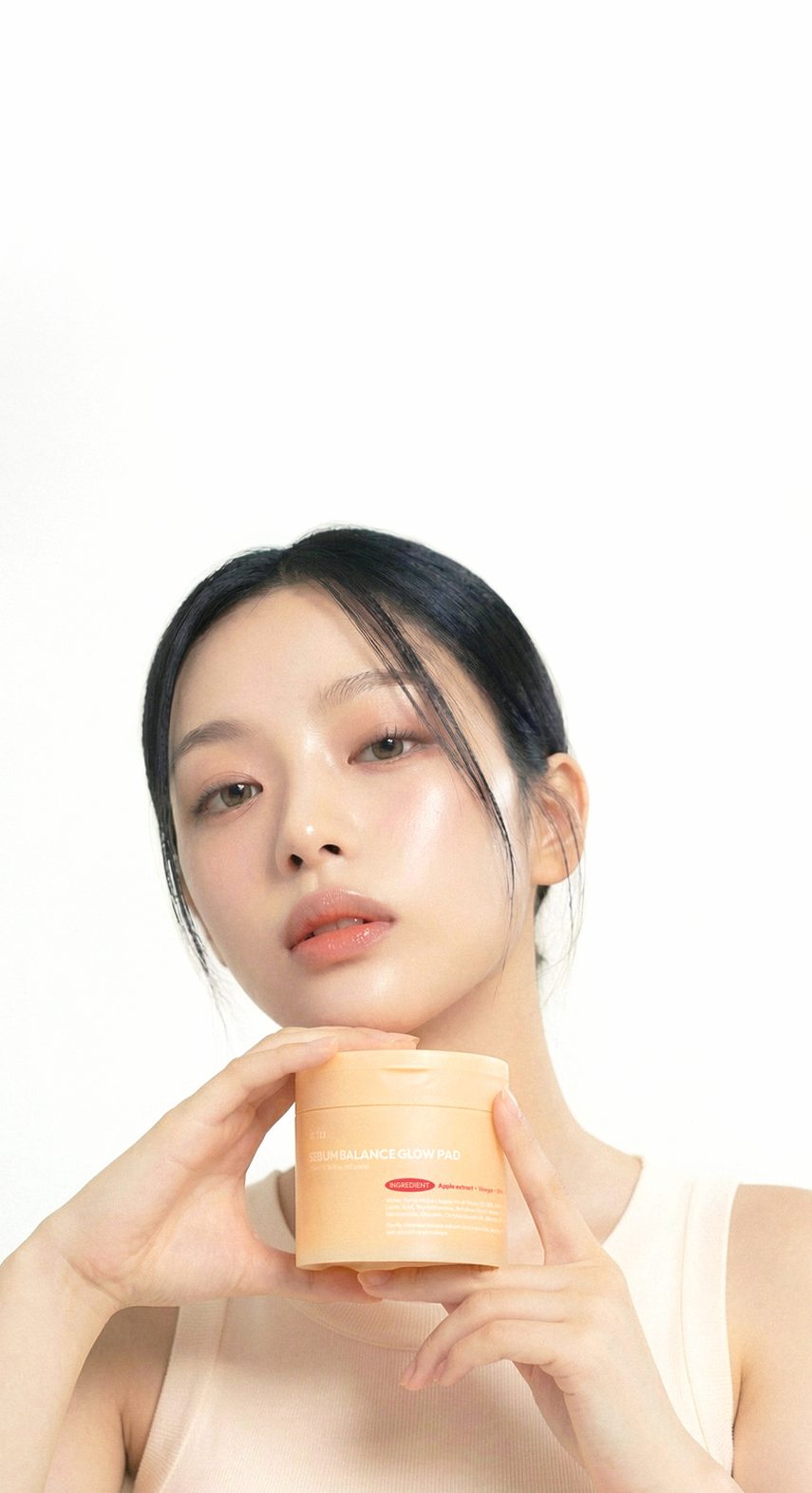 [요철제로 필링패드] 글로우 토너 패드 지우개 좁쌀 피지 모공 각질 아하 바하 60매, 2개